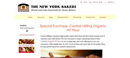 Home baker's resources and E-commerce